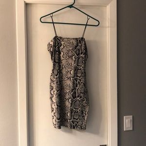 Snakeskin dress